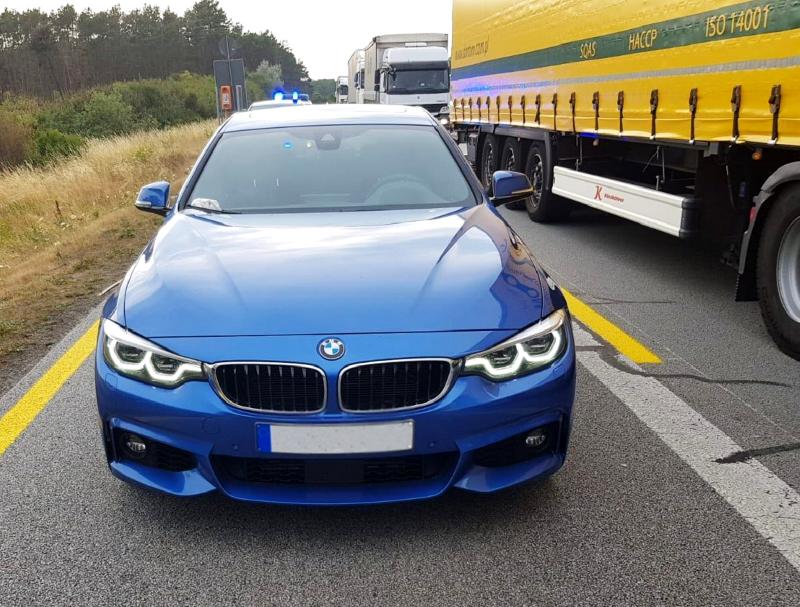 Autodieb vorläufig festgenommen  gestohlenen BMW sichergestellt