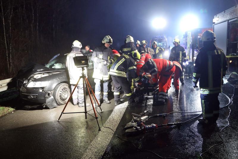 6 Verletzte nach Unfall auf der Autobahn