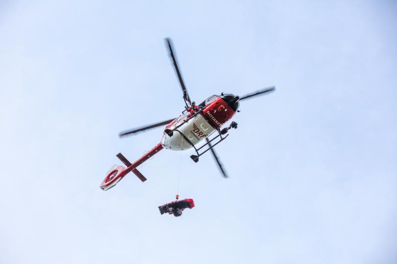 Roter Hubschrauber angekommen: DRF Luftrettung bereitet Übernahme vor 