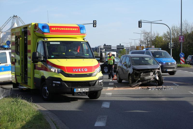 Unfall am Elbepark  3 Verletzte