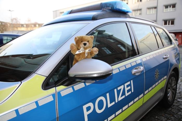 Teddybär hilft bei Polizeieinsätzen