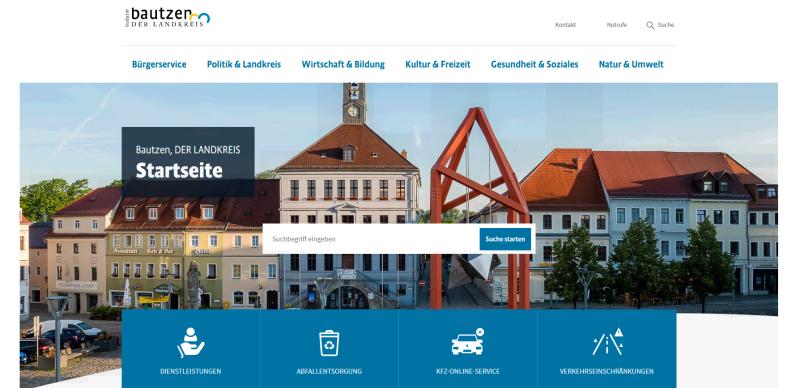 Neues Jahr neue Seite: Landkreis Bautzen präsentiert sich mit neuem Design im Internet