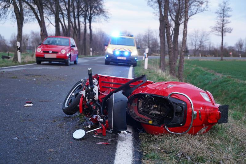Mit Roller gegen Baum geprallt: Fahrer verstirbt an Unfallstelle