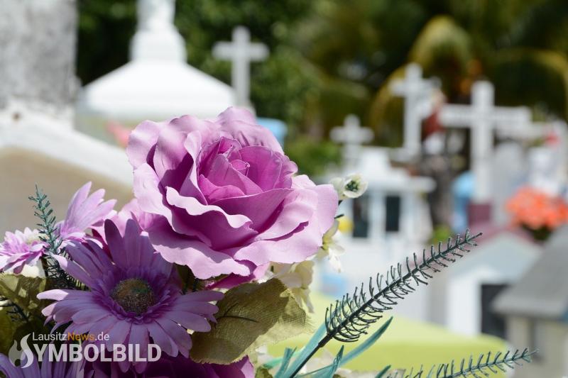 Blumendiebstahl auf dem Friedhof