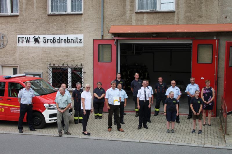 Fördermittelbescheid für neues Feuerwehrdomizil in Großdrebnitz