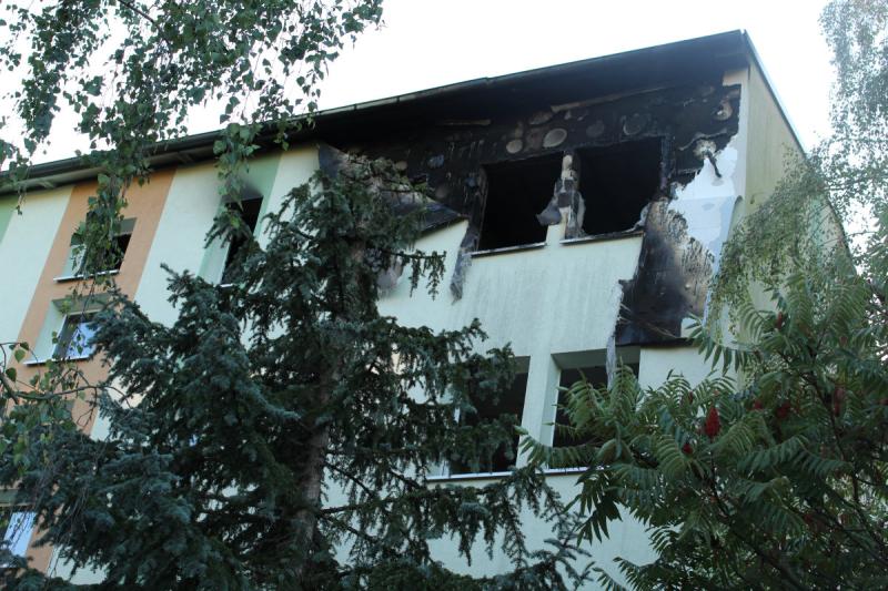 Wohnung im Dachgeschoss ausgebrannt