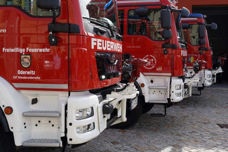 Freistaat Sachsen fördert Anschaffung von drei Feuerwehrfahrzeugen TLF 4000 im Landkreis Görlitz