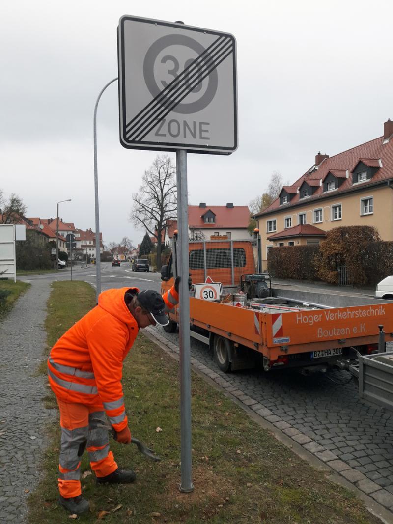 Bautzen hat eine weitere Tempo-30-Zone