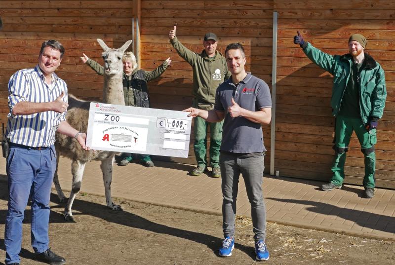 4.000 Euro Spende an den Zoo Hoyerswerda übergeben