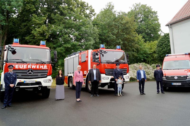 Brand- und Katastrophenschutz: Neue Löschgruppenfahrzeuge übergeben