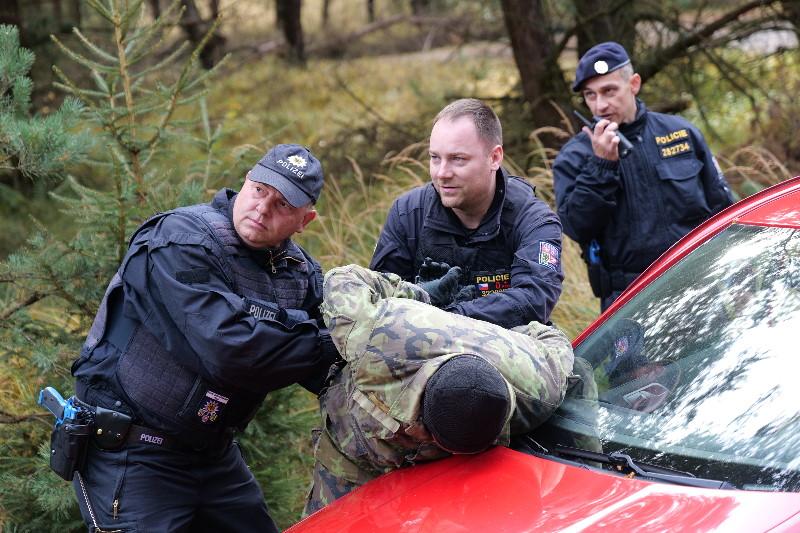 Trinationale Polizeiübung in Tschechien