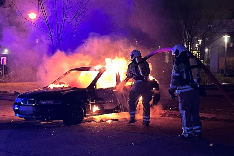 PKW brannte in Prohlis - zweites Feuer innerhalb weniger Tage