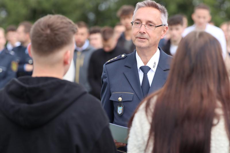 Ausbildungsbeginn für 354 neue Polizisten in Sachsen