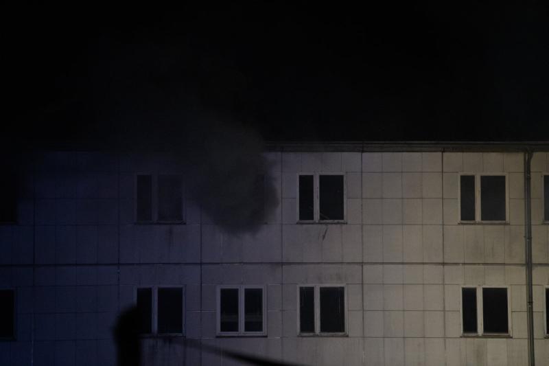 Brand in leerstehendem Gebäude
