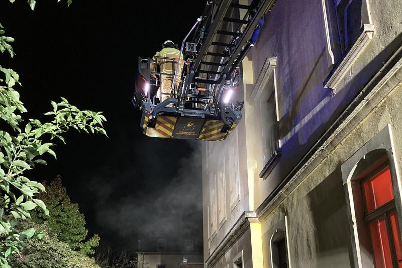 Wohnung eines Mehrfamilienhauses brannte in Löbtau