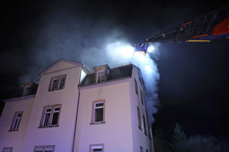 Wohnung eines Mehrfamilienhauses brannte